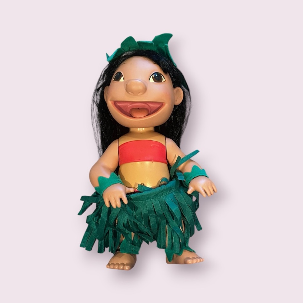Disney 2001 Hasbro Lilo & Stitch Hula Lilo Doll Tested NOT Working 11" Tall